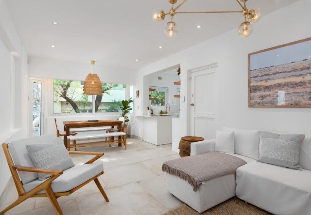 Minimalist Island Inspired Apartment